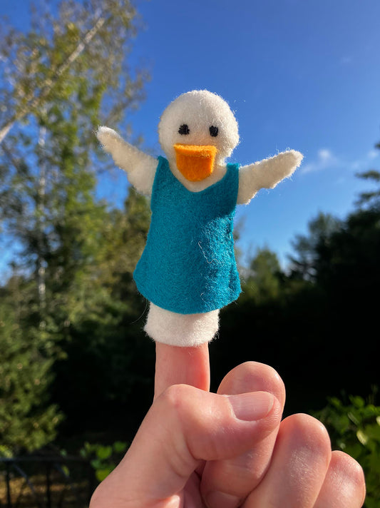 b Finger Puppet Kit - Duck