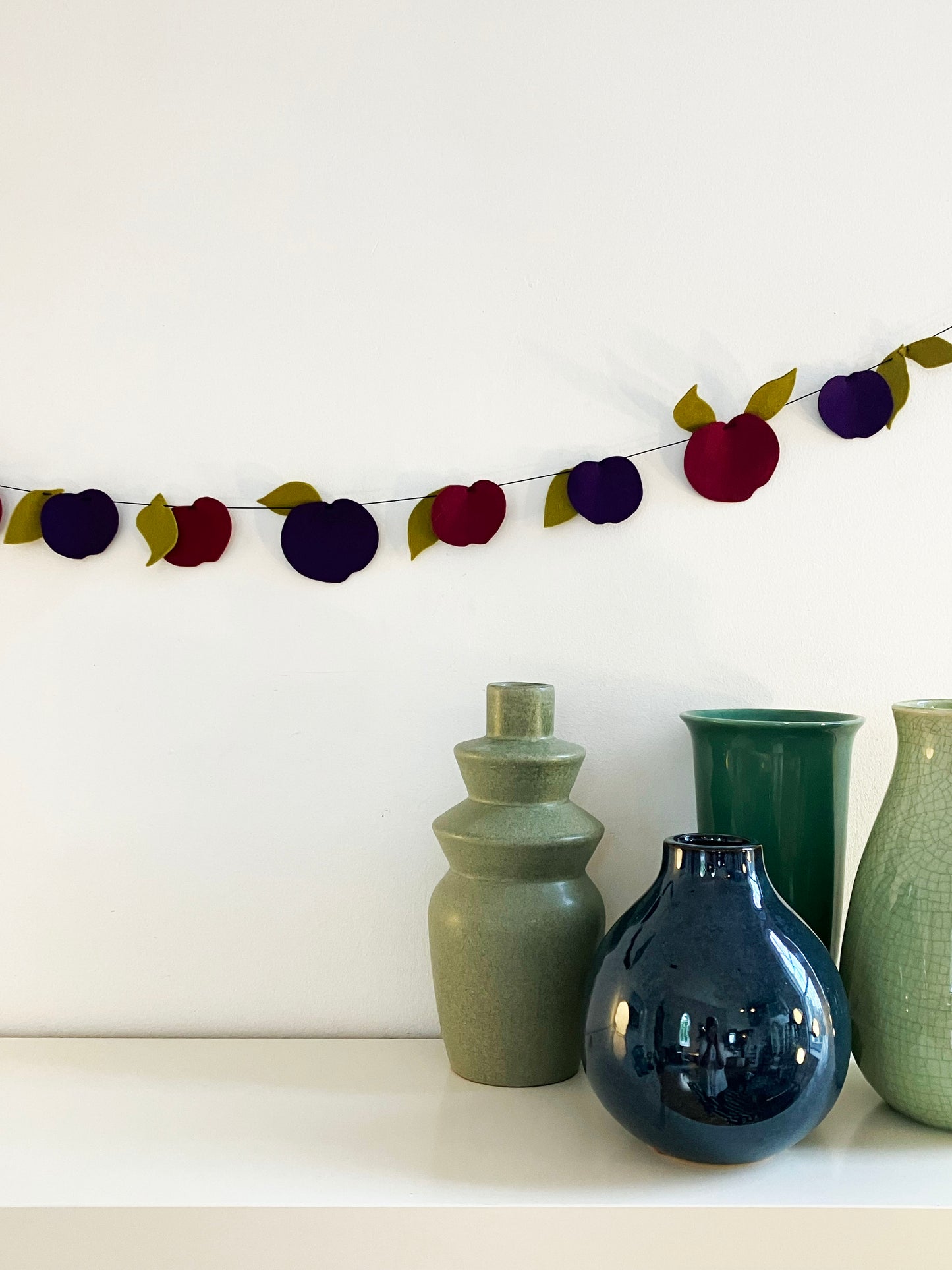 c Garland Kit - Plum Felt