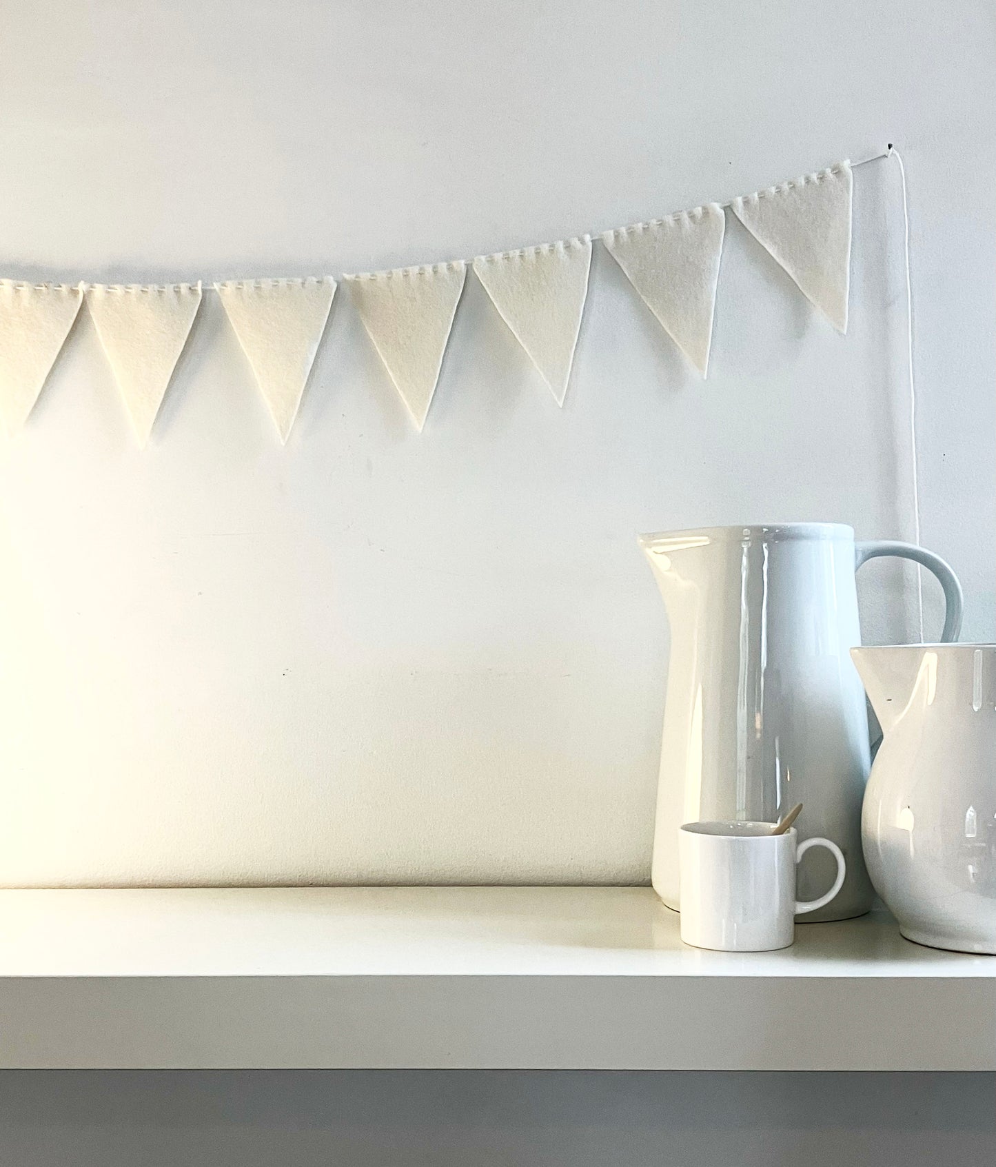 H2. Felt Bunting White