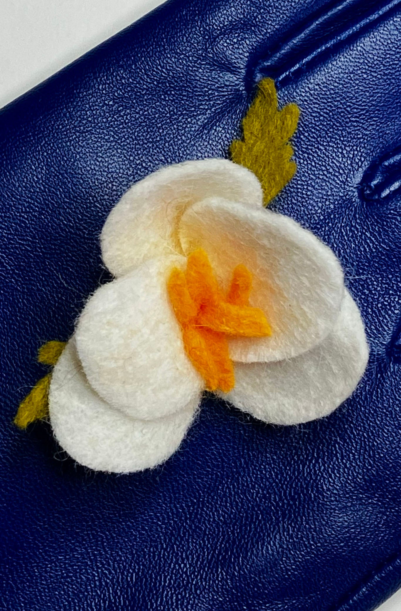 White Flower Pin